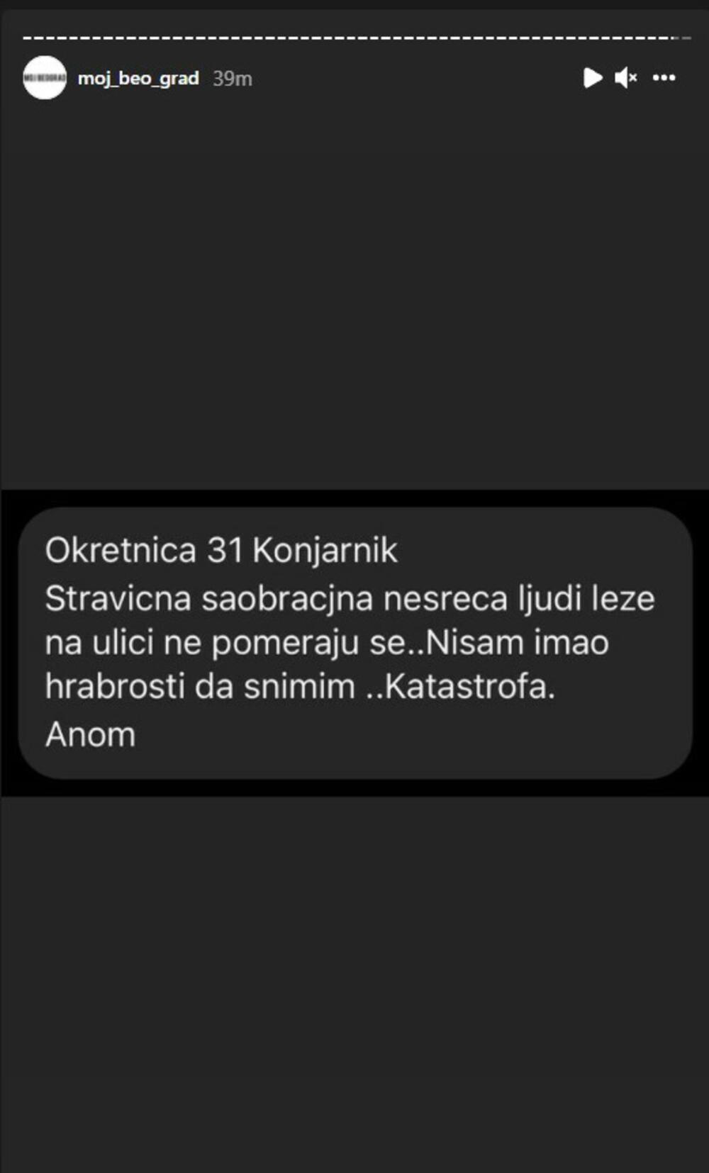 nesreća, okretnica autobusa 31, Okretnica 31, okretnica 17, Konjarnik