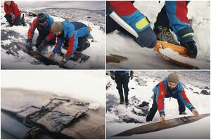 LED JE KRIO TAJNU DUŽE OD MILENIJUMA: Arheolozi u Norveškoj otkrili najstariji par skija! Prva je pronađena još pre 7 godina VIDEO