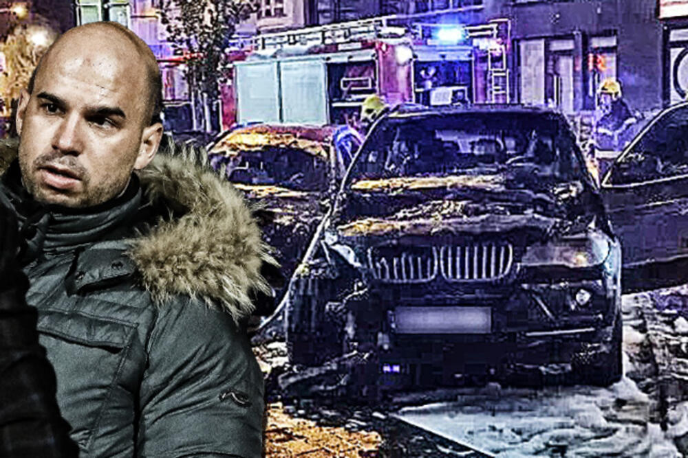 Slobodan Milutinović Snajper, Paljenje Automobila