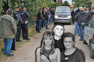 POLICIJA NADGLEDA SAHRANU ĐOKIĆA: Ubica porodice iz Aleksinca još nije pronađen, inspektori na oprezu (FOTO)
