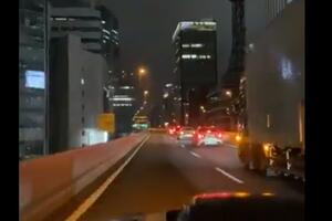 NOVI SNAŽAN ZEMLJOTRES U JAPANU: Evo kako udar od 6,1 stepen po Rihteru trese zgrade u Tokiju! VIDEO