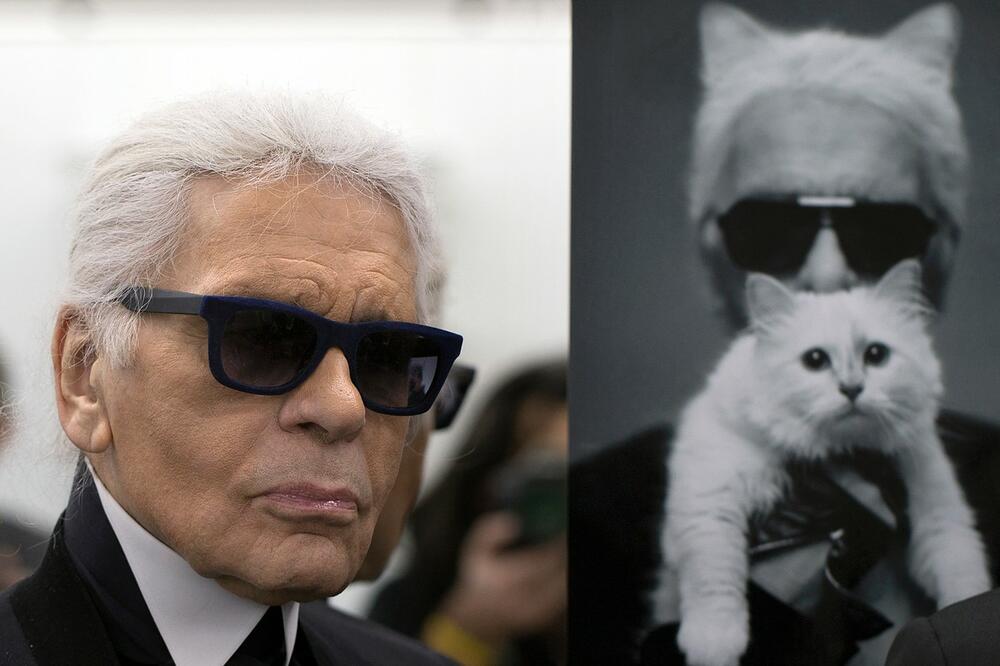 Karl Lagerfeld, mačka Šapet