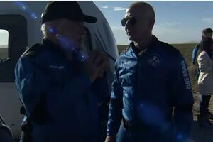 KAPETAN KIRK JE KONAČNO VIDEO SVEMIR UŽIVO: Vilijam Šatner letom kompanije Blu Oridžin nakratko boravio u orbiti VIDEO
