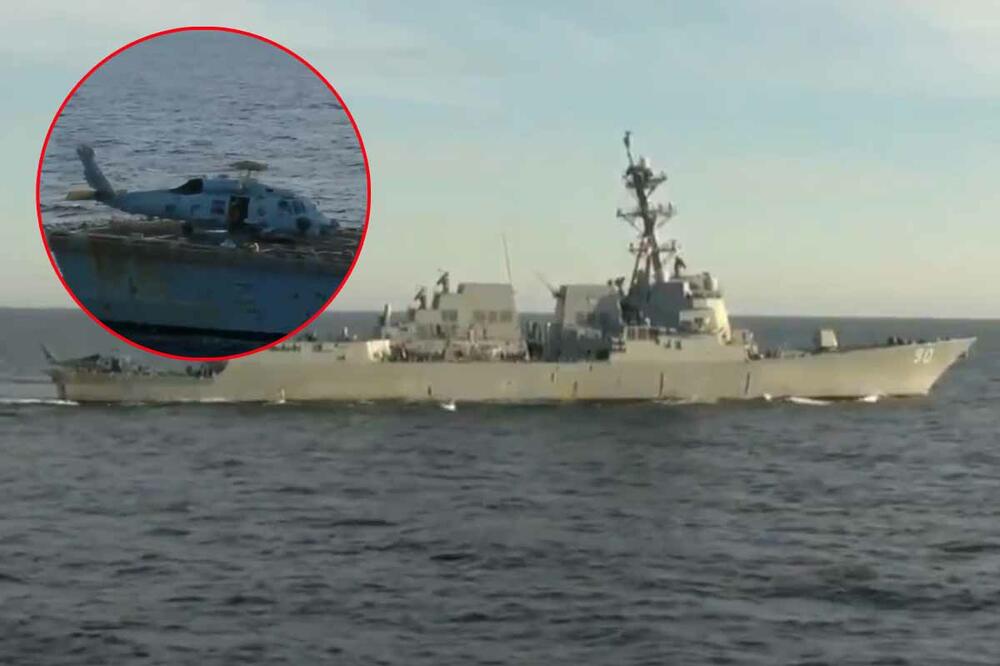 AMERIČKI RAZARAČ POKUŠAO DA UPLOVI U RUSKE VODE: Admiral Tribuc ga SPREČIO u nameri! Pacifička flota objavila snimak VIDEO