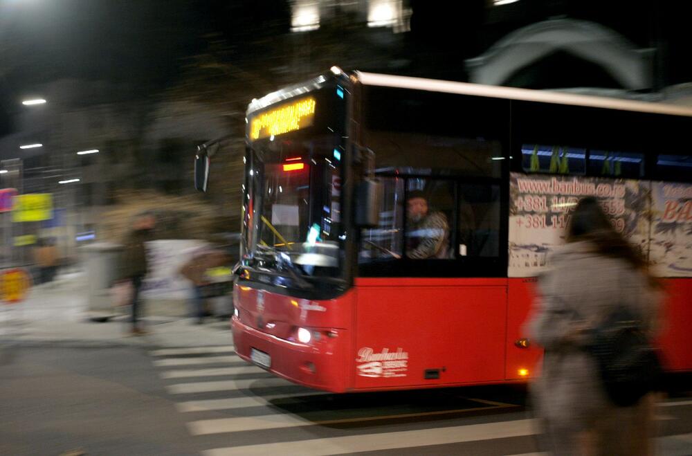 GSP, noćni prevoz, noćni autobus, gradski autobus