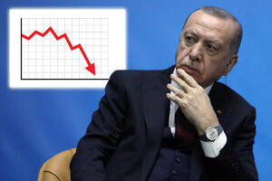 ERDOGAN POTOPIO TURSKU LIRU: Zbog proterivanja ambasadora 10 zemalja moneta sve manje vredi
