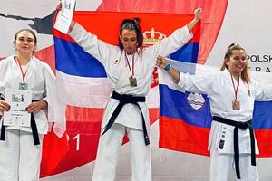 LEPA SRPKINJA POKORILA EVROPU: Emilija Antanasijević je šampionka u karateu, SRBIJO budi ponosna! VIDEO