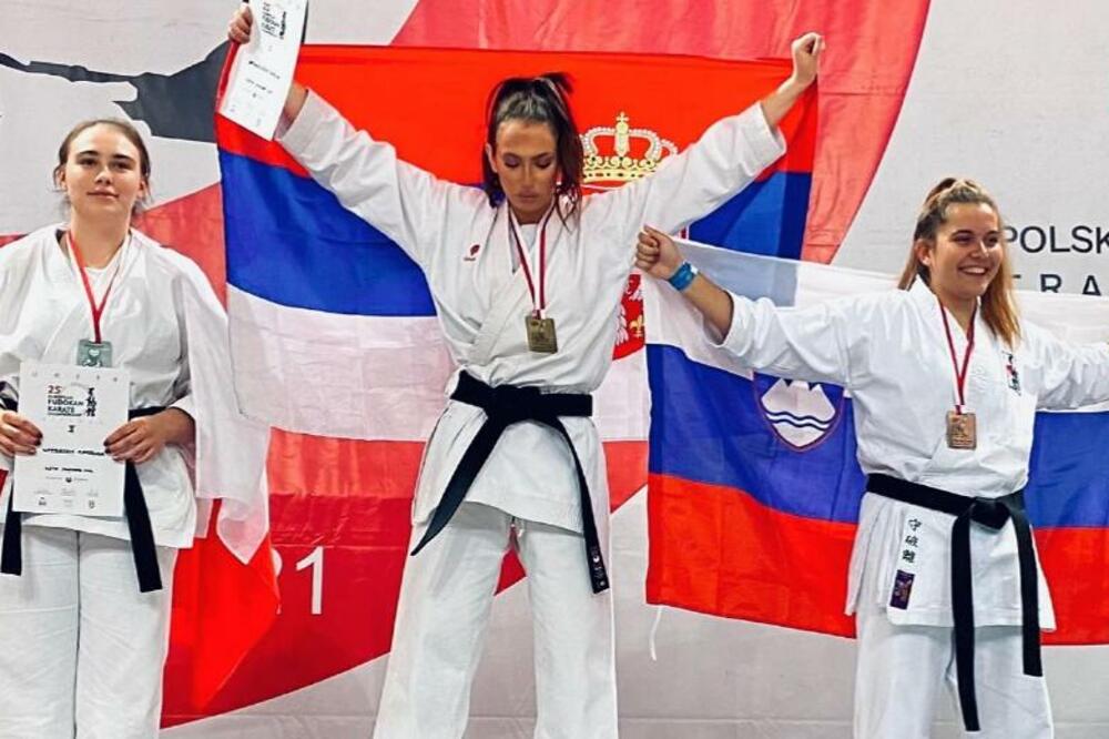 LEPA SRPKINJA POKORILA EVROPU: Emilija Antanasijević je šampionka u karateu, SRBIJO budi ponosna! VIDEO