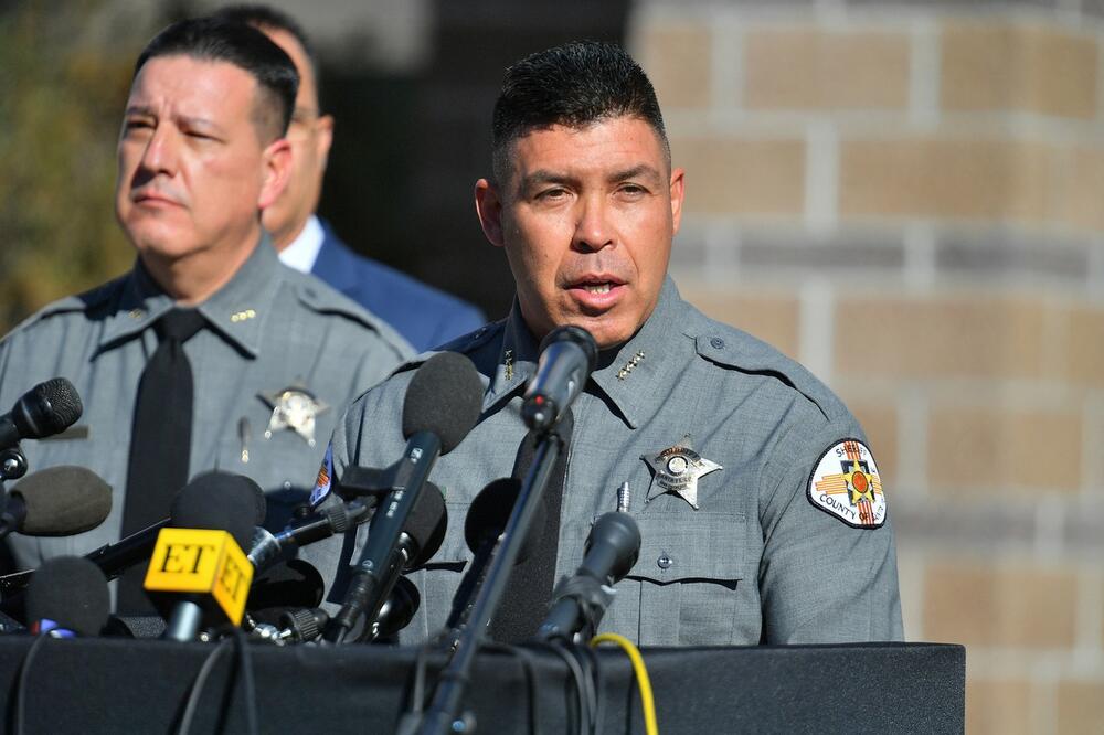 policija Santa Fe, saopštenje, istraga ubistva, Alek Boldvin