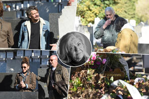 ODRŽAN POMEN MARINI TUCAKOVIĆ: 40 dana nakon smrti na groblju se pojavili sin Laća, muž FUTA, a od ESTRADE došli samo ONI! (FOTO)