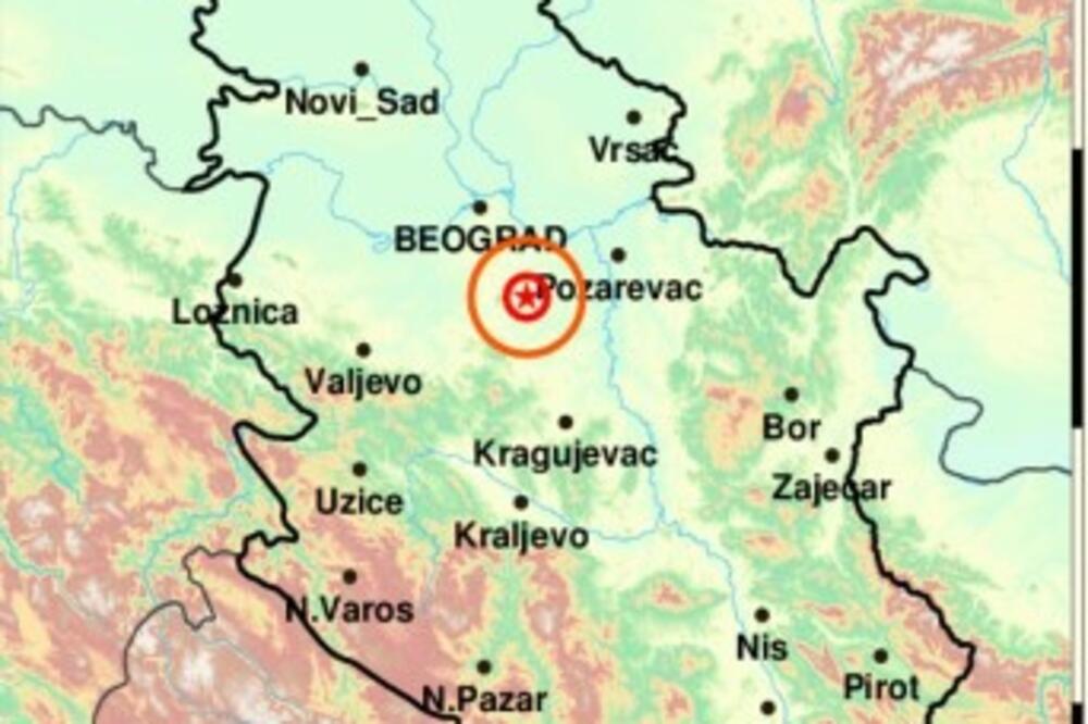 JESTE LI OSETILI? Registrovana dva zemljotresa jutros u Mladenovcu! Noćas zabeleženi i potresi u Kruševcu i Aleksandrovcu (FOTO)