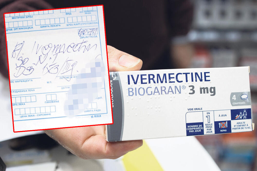 OVO JE ZA ZATVOR: Doktorka u kovid ambulanti pacijentu prepisala ivermektin - lek za stoku!