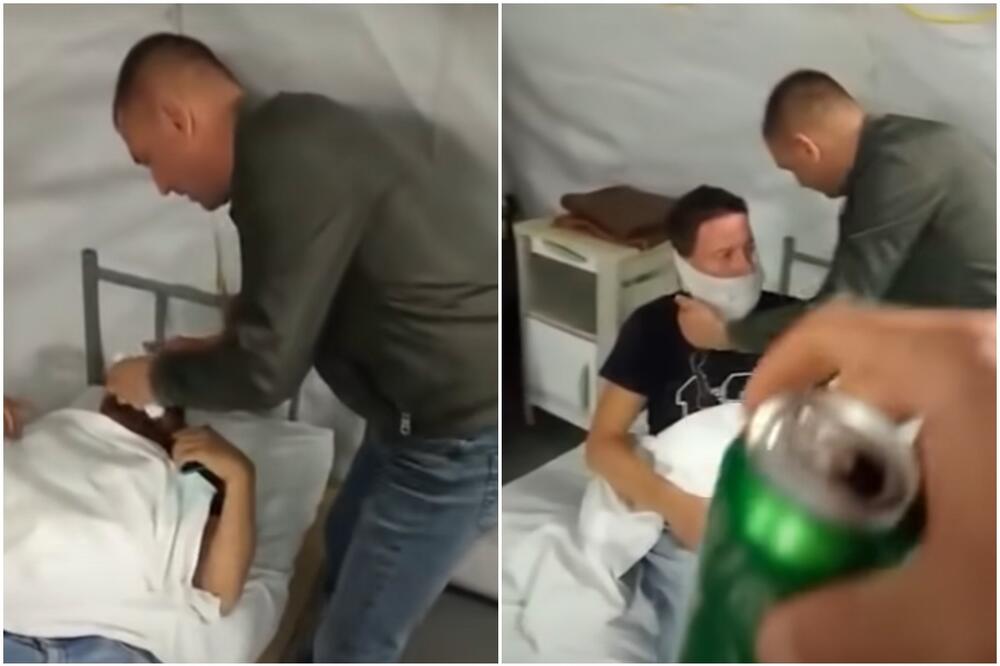 SKANDAL U ZADRU: Pili, snimali se i glumili doktore u šatoru kovid-bolnice, ispostavilo se da je jedan pozitivan na koronu VIDEO