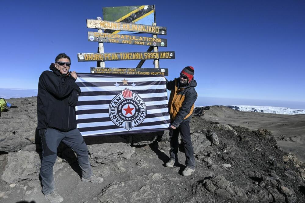 Branko Kokir, Partizan, zastava, Kilimandžaro