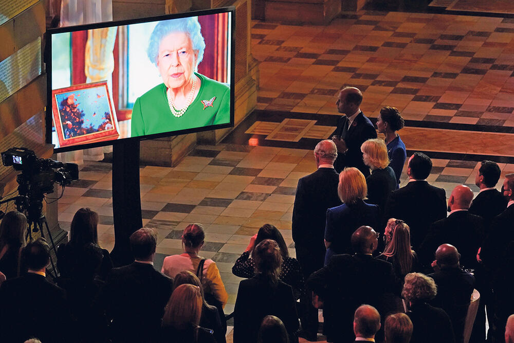 Obratila se učesnicima preko video-linka... Kraljica Elizabeta Druga