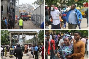 VEĆ 20 TELA IZVUČENO IZ RUŠEVINA ZGRADE OD 21. SPRATA U NIGERIJI: Mnogi radnici još zatrpani, CRNI BILANS nije gotov! FOTO