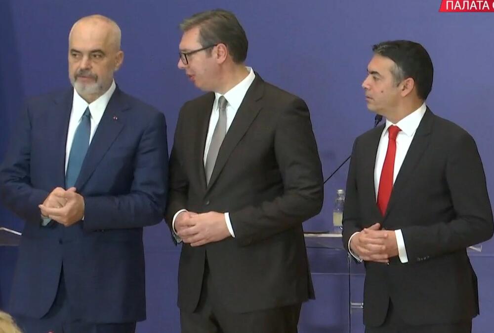 Aleksandar Vučić, Edi Rama, Nikola Dimitrov