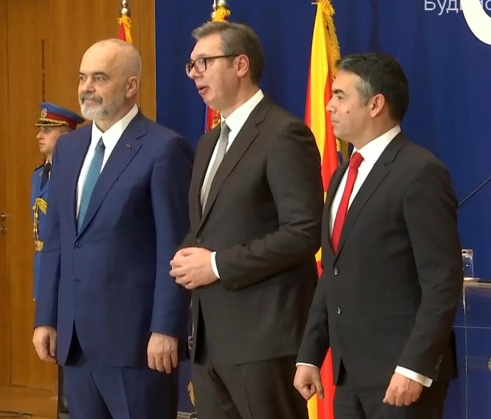 Aleksandar Vučić, Edi Rama, Nikola Dimitrov