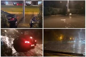 POPLAVLJENI DELOVI BEOGRADA: Kiša napravila HAOS u prestonici! DRAMATIČNI PRIZORI SA ULICA! FOTO