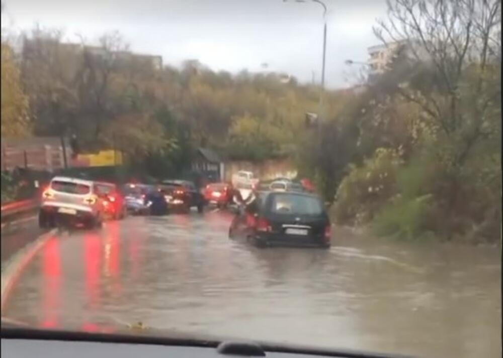 poplava, potop, Beograd, saobraćajni kolaps