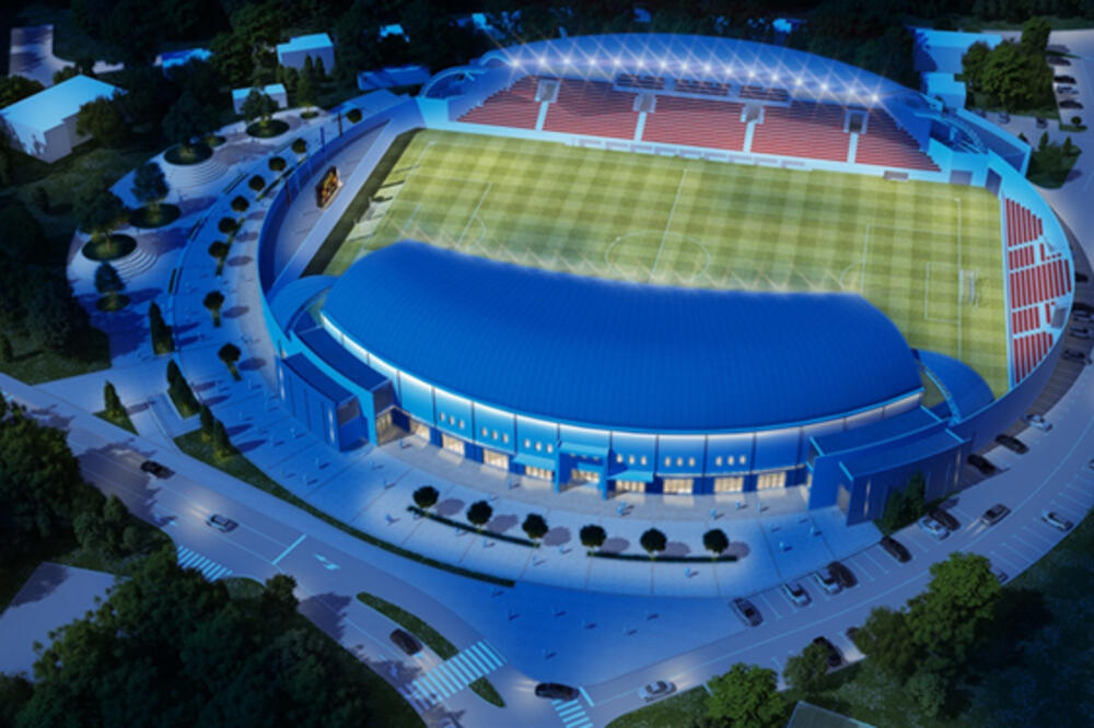 CRNA GORA ĆE USKORO DOBITI JEDAN OD NAJLEPŠIH STADIONA: Na Cetinju se gradi stadion Sveti Petar Cetinjski VIDEO