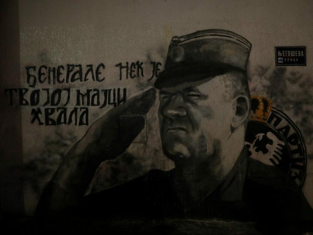 Ratko Mladić, Mural