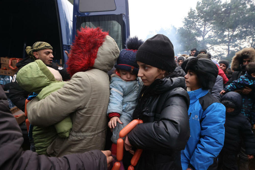 poljska granica, Belorusija, deca, migranti, migrantska kriza