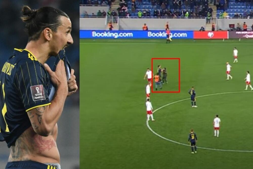 NE DIRAJ LAVA DOK GUBI! Navijač uleteo na teren i prišao Ibrahimoviću, njegova reakcija bila je žestoka: ODUVAO GA KAO MEĆAVA!
