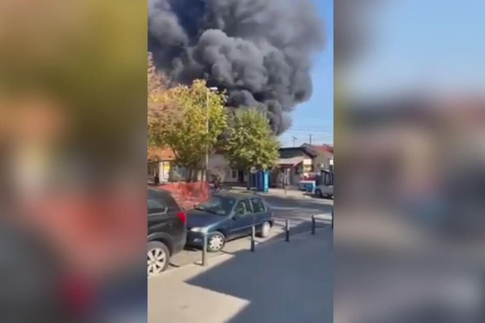 MEŠTANI OTKRILI GDE JE IZBIO POŽAR U VRANJU: Vatra zahvatila nekoliko objekata, vatrogasci još na TERENU