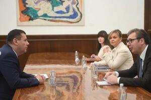 SRDAČAN SUSRET U PREDSEDNIŠTVU: Predsednik Srbije razgovarao sa mađarskim ambasadorom (FOTO)