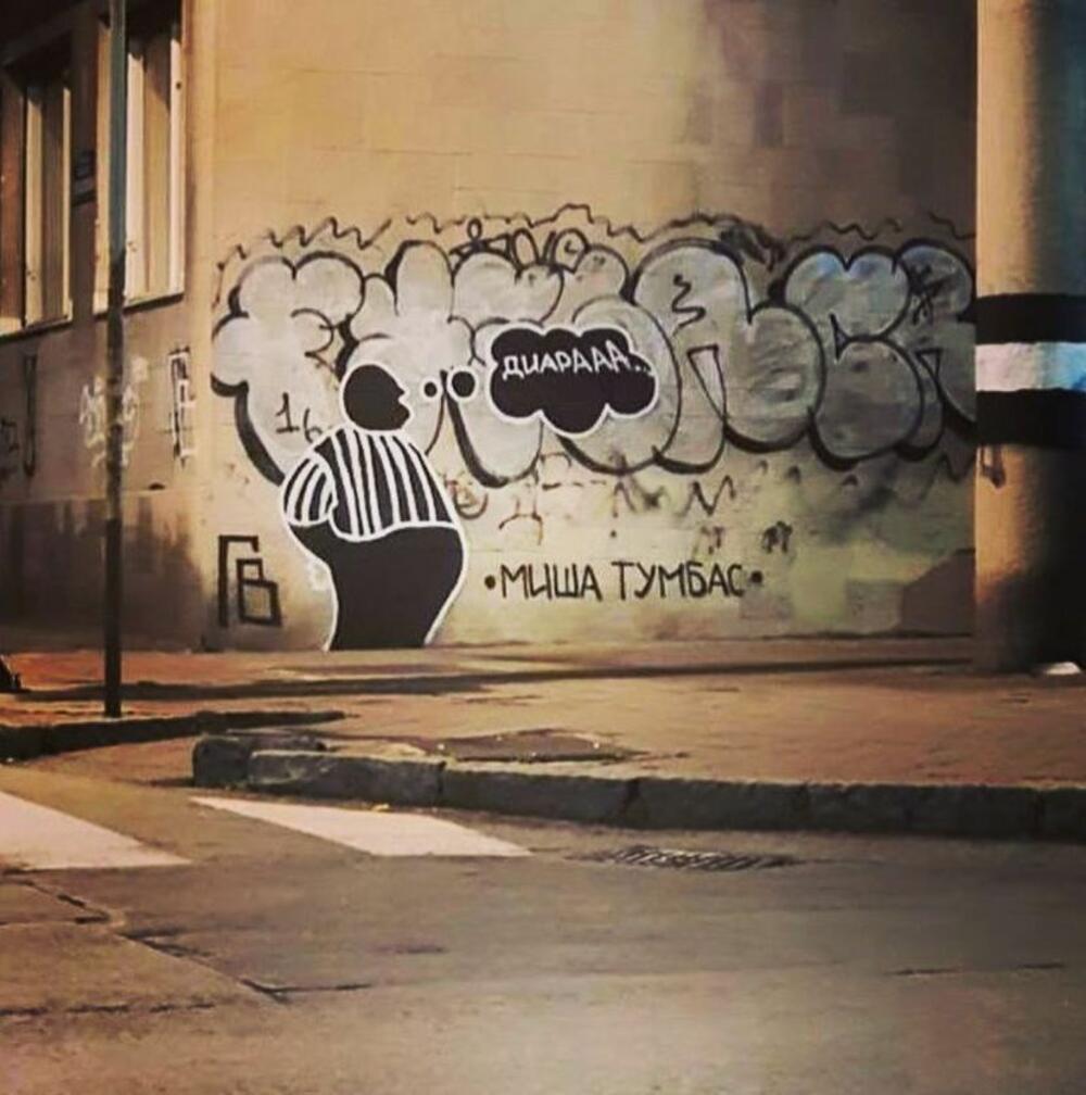 Miša Tumbas, mural