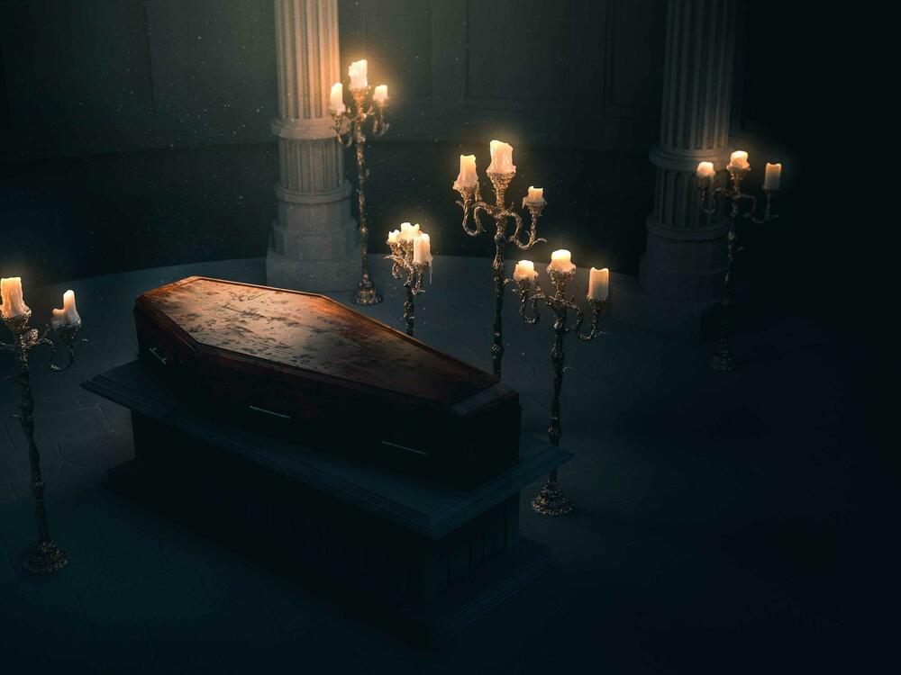 Mrtvački Sanduk, mrtvački kovčeg
