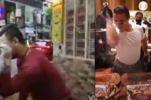 SO PROTIV MLADOG LUKA: Ulični prodavac nudli parodirao fensi šefa i završio u policiji VIDEO
