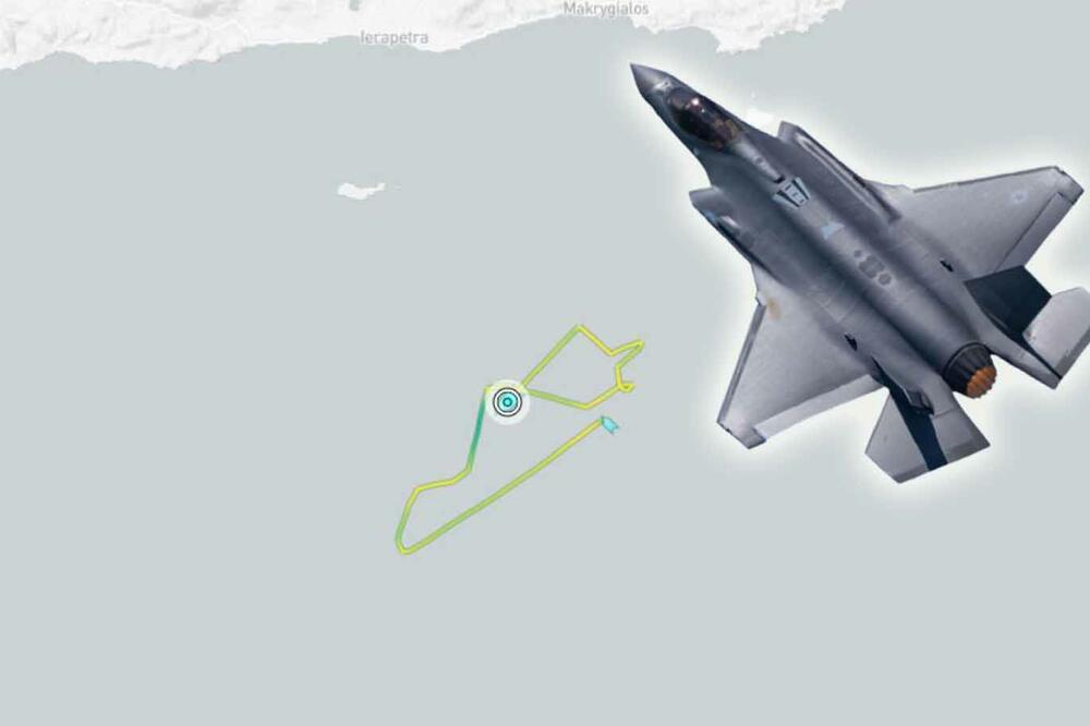 LOCIRAN SRUŠENI BRITANSKI F-35B?! Nosač aviona i vojni brod plove južno od Kipra! Da li je to mesto pada?!