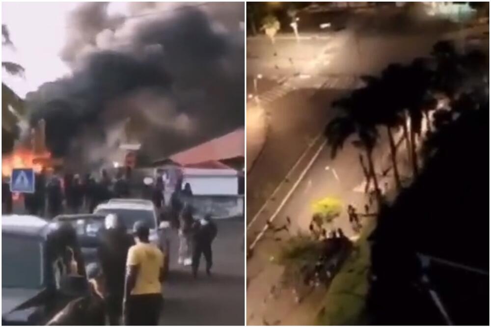 FRANCUSKA POSLALA SPECIJALNU POLICIJU NA GVADELUPE: Na karipskom ostrvu danima traje opšti haos, ovo je razlog VIDEO