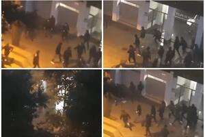 HRVATSKI HULIGANI NAPRAVILI HAOS U BARSELONI: Sa navijačima Benfike uleteli u kafić, a onda je nastao LOM! VIDEO
