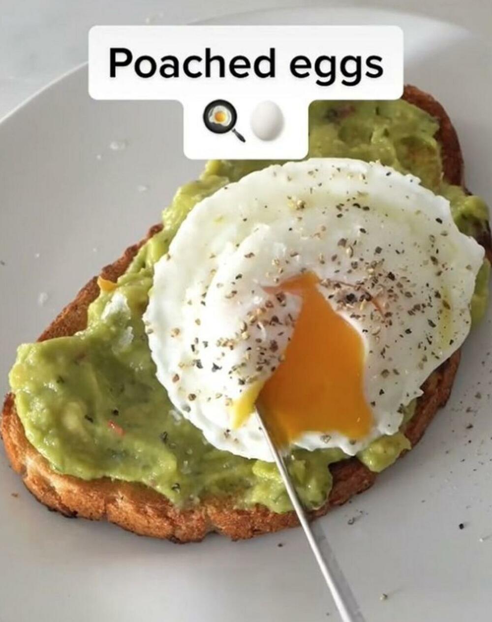 poširana jaja, recept