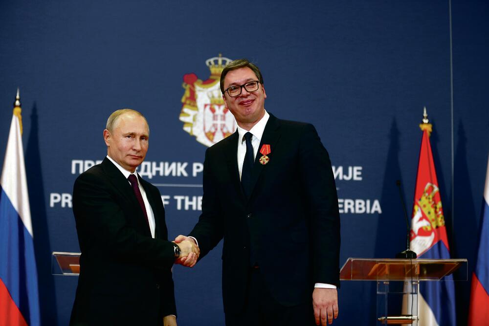 Aleksandar Vučić, Vladimir Putin