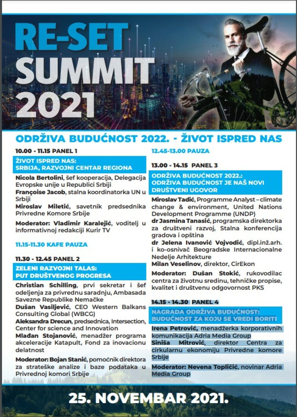 re-set summit, održiva budućnost
