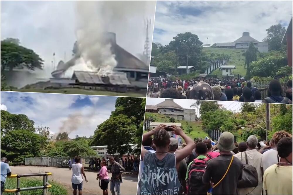 BEZAKONJE NA SOLOMONSKIM OSTRVIMA Demonstranti upali u parlament, neće nove kovid mere, Australija šalje mirovne trupe VIDEO