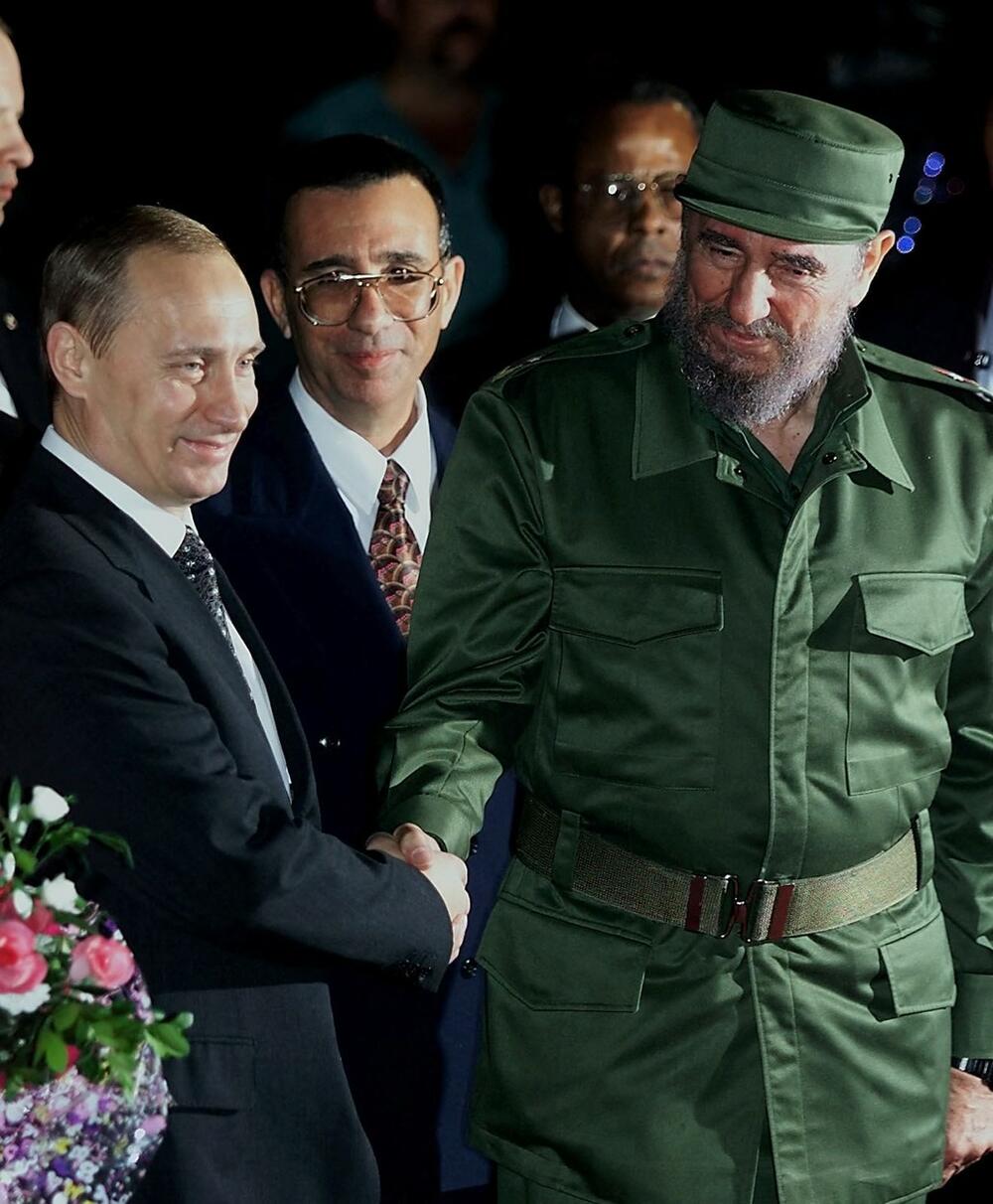 Fidel Kastro, Vladimir Putin