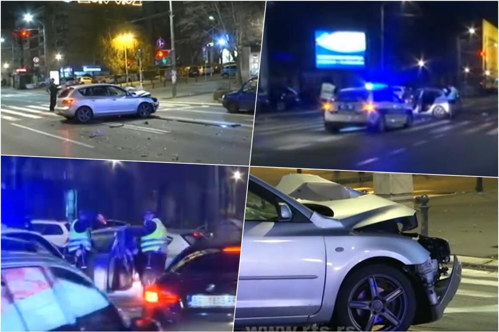 SUDAR AUTA I TROLEJBUSA U CENTRU BEOGRADA: Povređena oba vozača FOTO