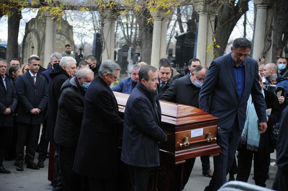 Milutin Mrkonjić, sahrana