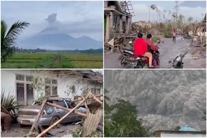 VULKAN SEMERU SE NE SMIRUJE: Nastavlja da izbacuje ogromne količine pepela! U snažnoj erupciji poginulo najmanje 15 ljudi VIDEO