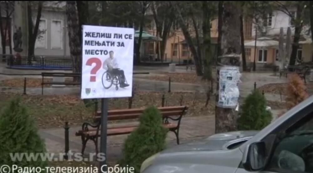 parking, Opovo, parking mesto za invalide