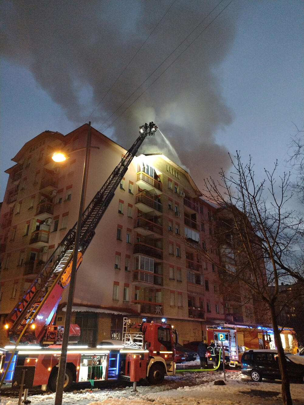Požar, Novi Sad