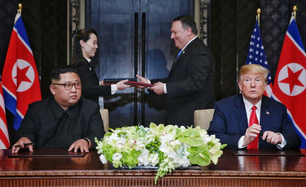 Kim Džong un i Tramp