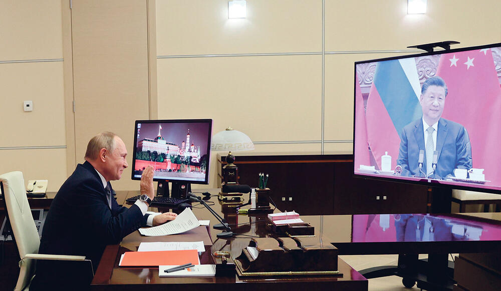 Pozdrav iz Moskve Vladimir Putin i Si Đinping