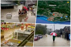 MONSUNSKA OLUJA IZAZVALA POPLAVE U MALEZIJI Evakuisano 22.000 ljudi! poplavljeni delovi glavnog grada Kuala Lumpura! Video