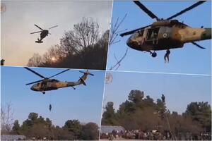 OVAKO IZGLEDA HELIKOPTERSKI DESANT TALIBANSKIH KOMANDOSA Brigada BADIR 313 koristi američke helikoptere CRNI JASTREB VIDEO